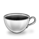 Tea Cup Grey Icon 128x128 png